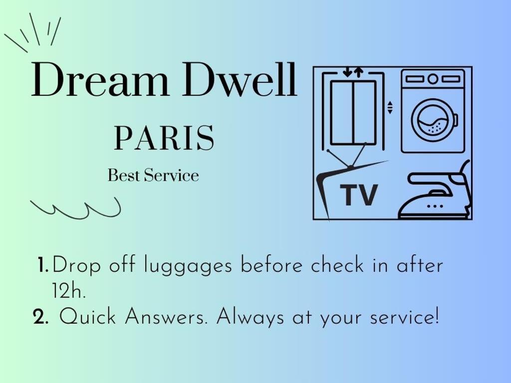 Апартаменты Dream Dwell Paris -Studio With Balcony 800M To Trocadero And Tour Eiffel Экстерьер фото